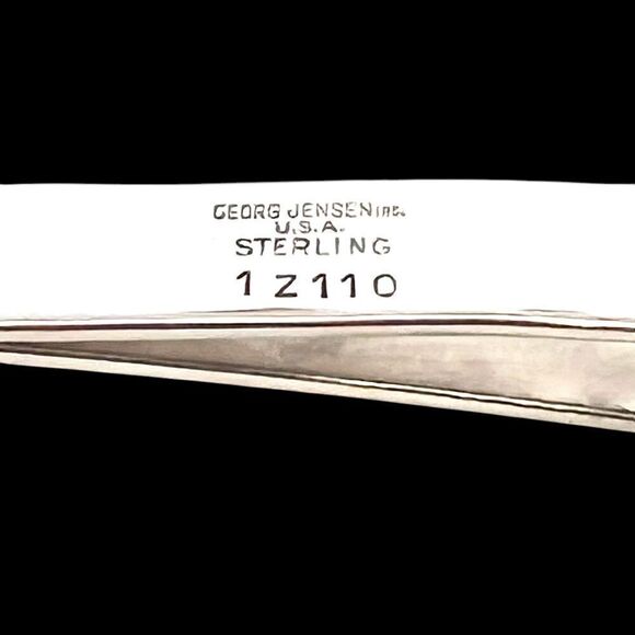 Georg Jensen Estate Money Clip Tie Clip Silver GJ32 - Picture 5 of 16